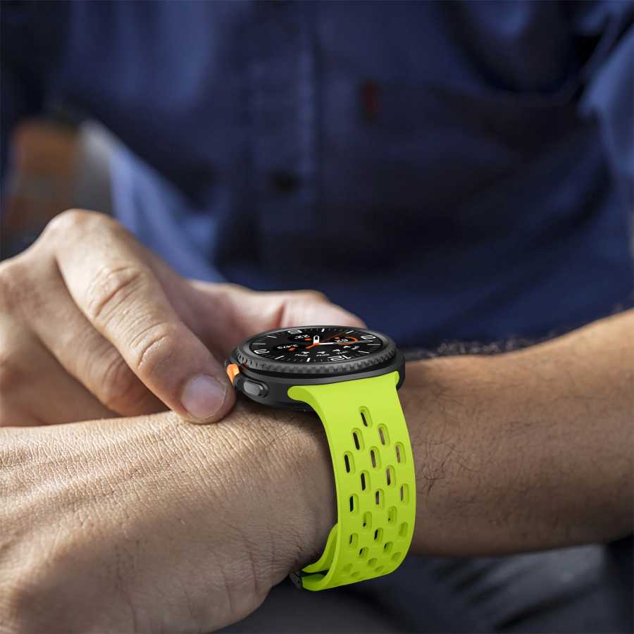 Фотография №5 товара Высококачественный ремешок подходит для Samsung Galaxy Watch8, классический дышащий ремешок