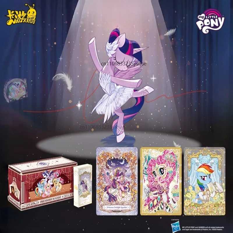 KAYOU натуральная карта My Little Pony, карты дружбы навсегда, звездный пакет, великолепные позолоченные карты принцессы, коллекционные карты, игрушки, подарки Хобби и коллекционирование