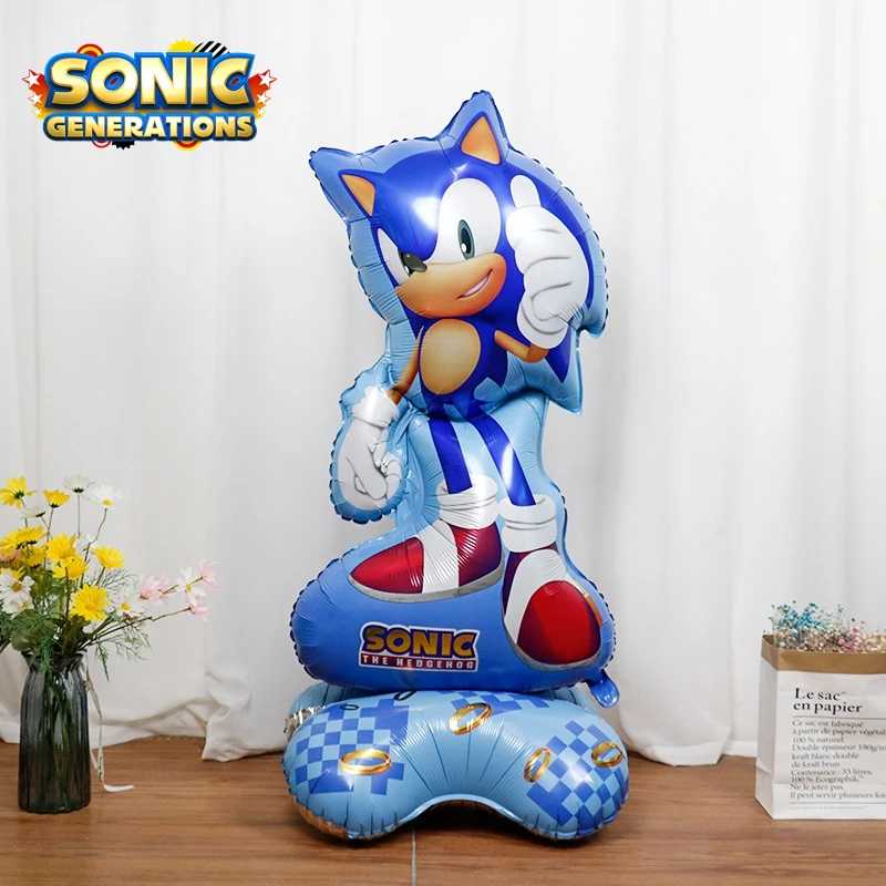 Лидер продаж, воздушные шары из алюминиевой фольги Hedgehog 3D Sonic для украшения вечеринки, дня рождения, принадлежности для детского душа и подарки для мальчиков Игровые фигурки и трансформеры