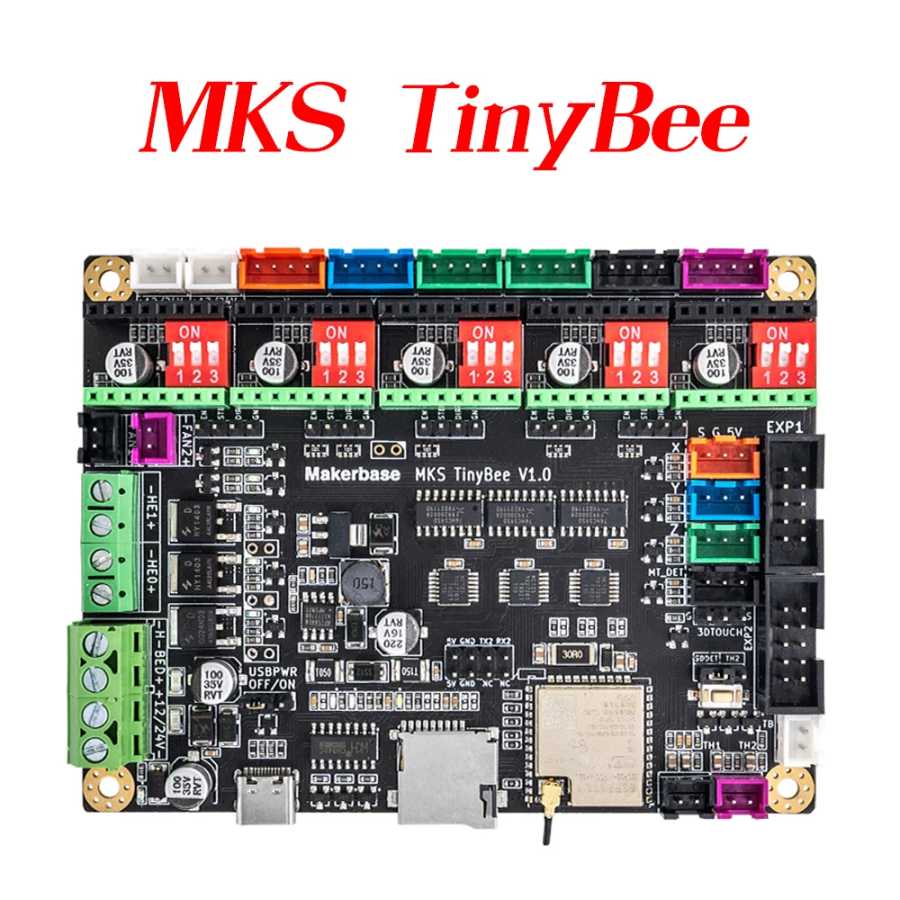 Фотография №1 товара Makerbase MKS TinyBee плата управления для 3D-принтера ESP32 MCU Mini