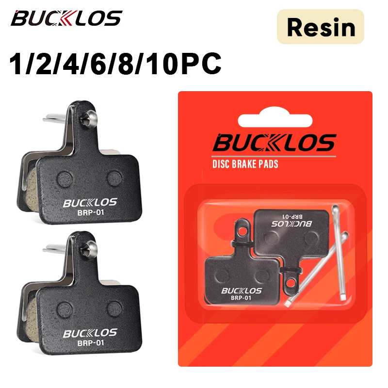 BUCKLOS велосипедные тормозные колодки, полимерные дисковые колодки для SHIMANO B01S, износостойкие MTB велосипедные гидравлические тормозные колодки для B03S B05S, детали тормоза Велоспорт