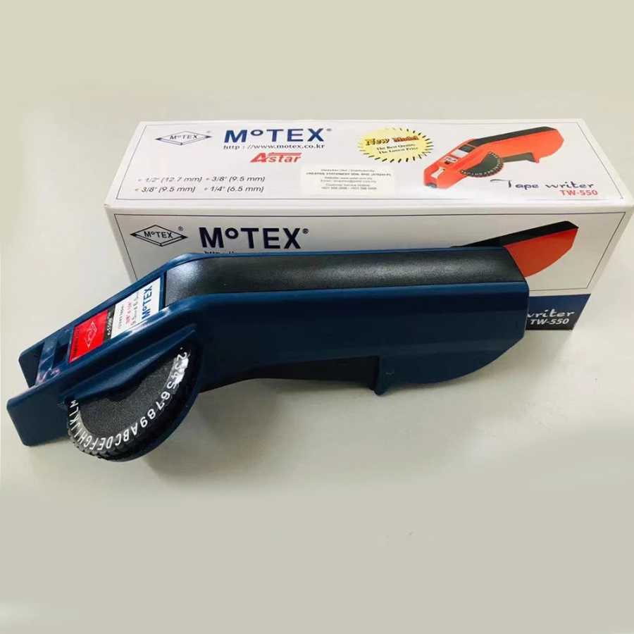 Устройство для изготовления этикеток Motex E-5500 DIY с 2 рулонами ленты 9/12 мм для E101 202 303 и Dymo 12965 TW550 Оргтехника