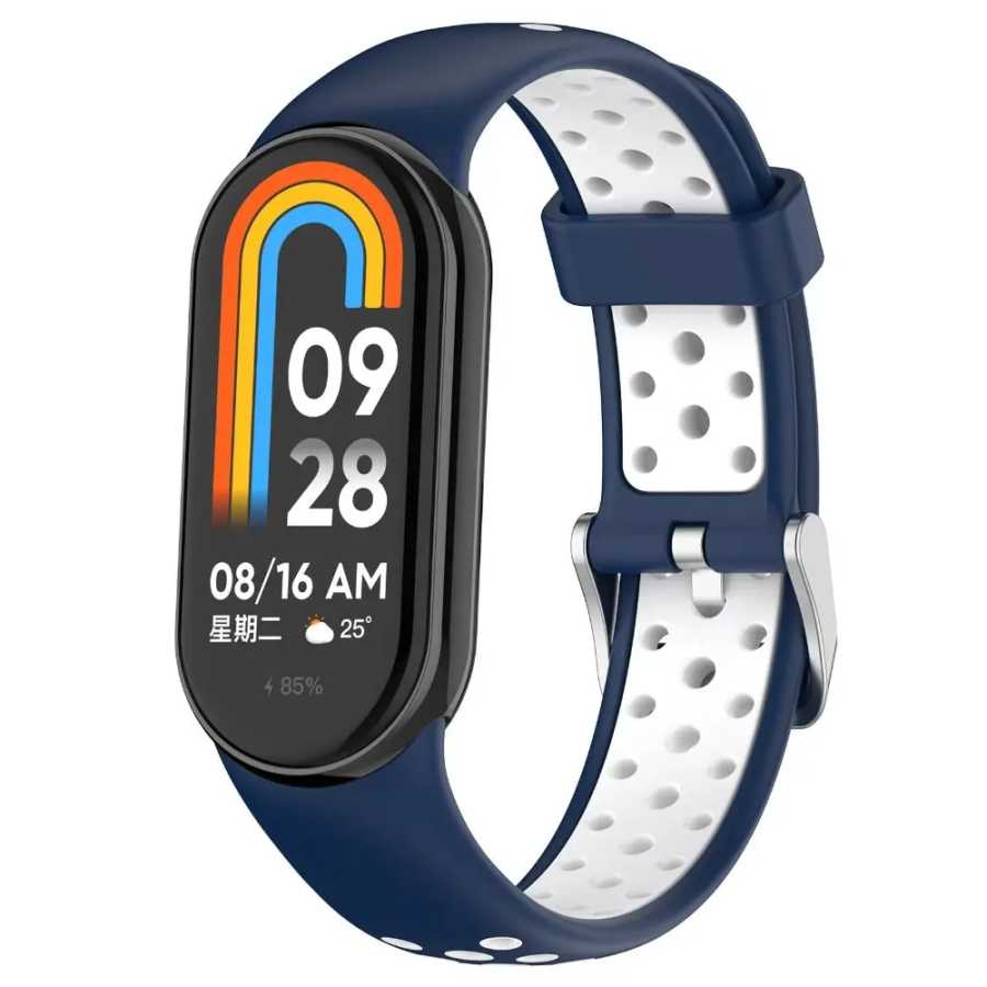 Фотография №4 товара Ремешок для Xiaomi Mi Band 8 9 10, силиконовый браслет,