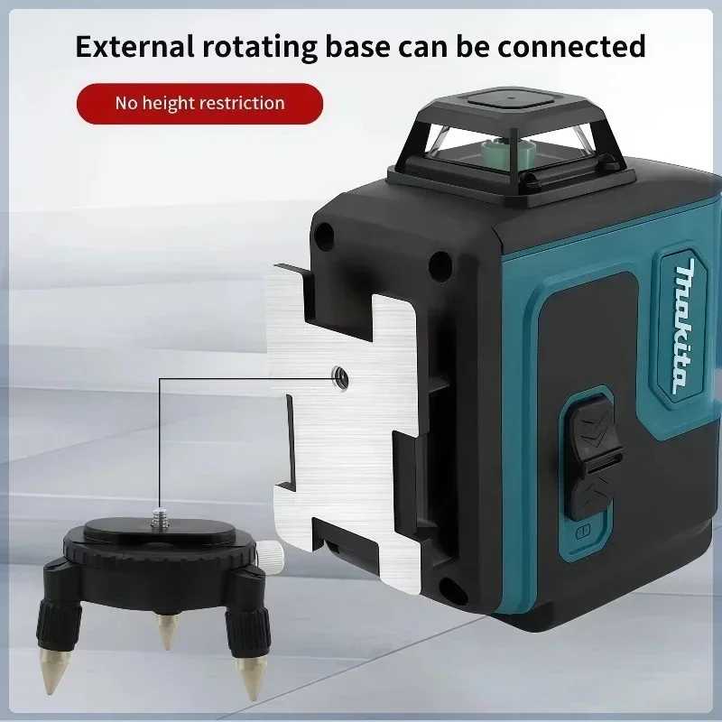 Фотография №4 товара Аккумулятор Makita 18В, 16-линейный 4D зеленый лазерный уровень, 360&deg; &deg;