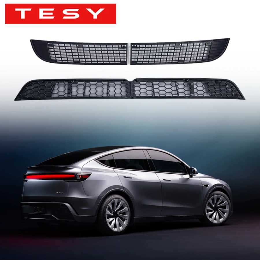 TESY Защитная сетка для воздухозаборника Tesla Model YL/Y (нижняя решетка бампера) от насекомых и пыли Внешние аксессуары