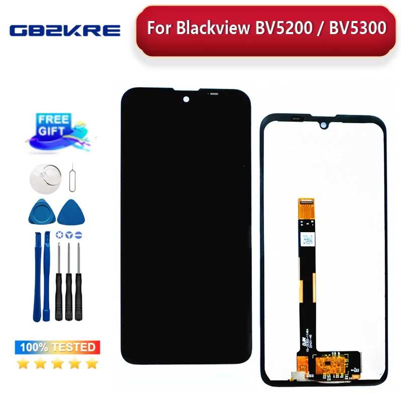 6,1 "оригинальный для BLACKVIEW BV5300 BV5200 ЖК-дисплей + сенсорный экран дигитайзер для Blackview BV5300 Pro BV5300 Plus Ремонт экрана Детали для мобильных телефонов