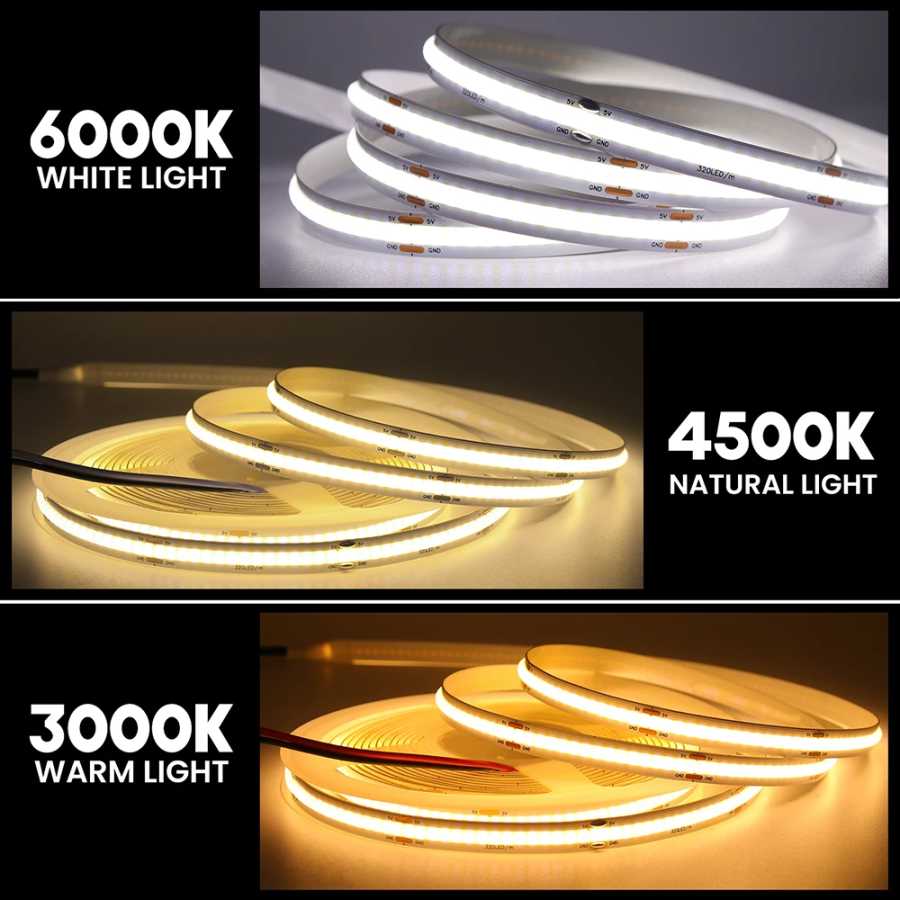 Фотография №1 товара 3 мм 5 мм 8 мм PCB COB Светодиодная лента