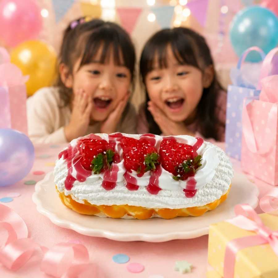 Фотография №3 товара Мягкая игрушка-сквиш из пищевого силикона в форме клубники с белым