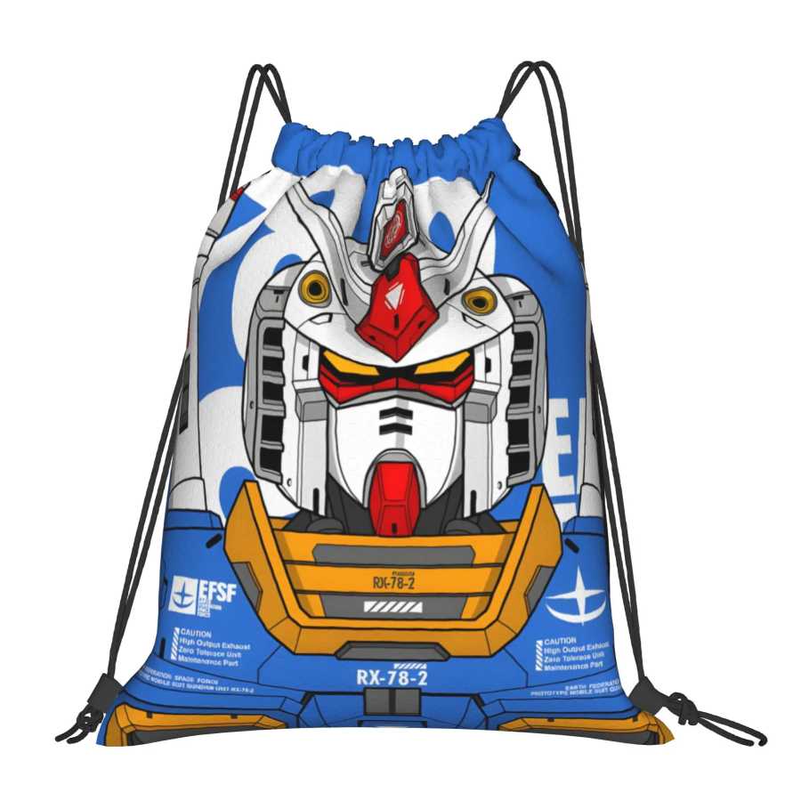 1 шт. сумка-мешок GUNDAM на шнурке, унисекс, для покупок и хранения Сумки специального назначения