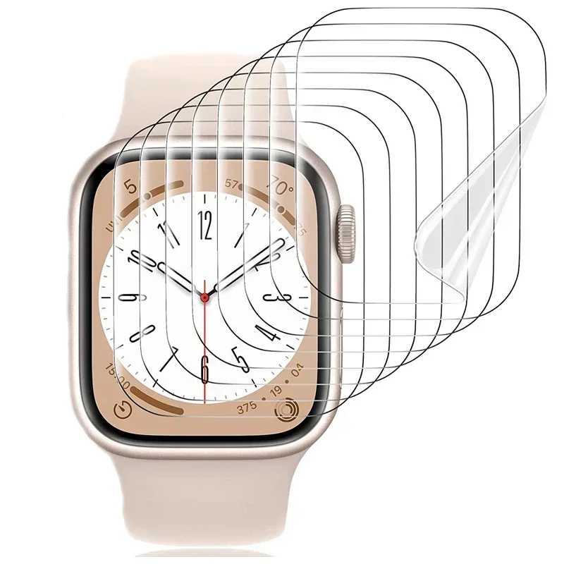 Мягкая гидрогелевая защитная пленка для экрана Apple Watch 11 10 9 8 7 6 SE 3 5 4 46 мм 42 45 41 44 мм Не стекло для iWatch Ultra 3 49 мм Умная электроника