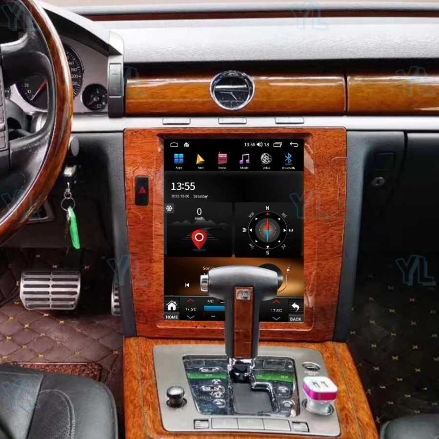 Фотография №2 товара Новая автомагнитола Android 14 для Volkswagen Phaeton 2004-2015 с вертикальным
