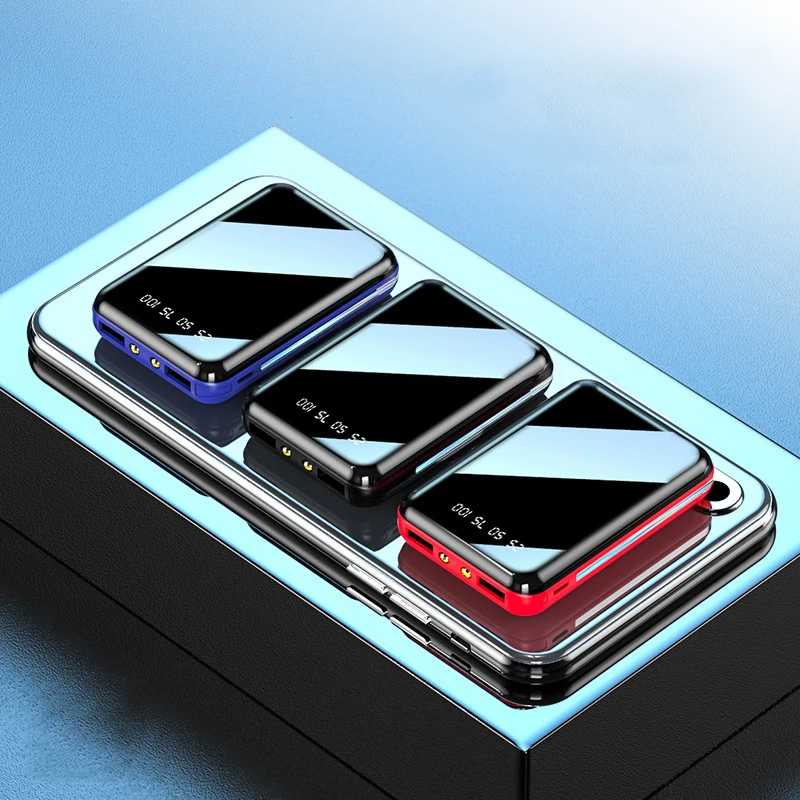 Фотография №5 товара 20000 мАч Mini Power Bank Портативное зарядное устройство Зеркальный экран