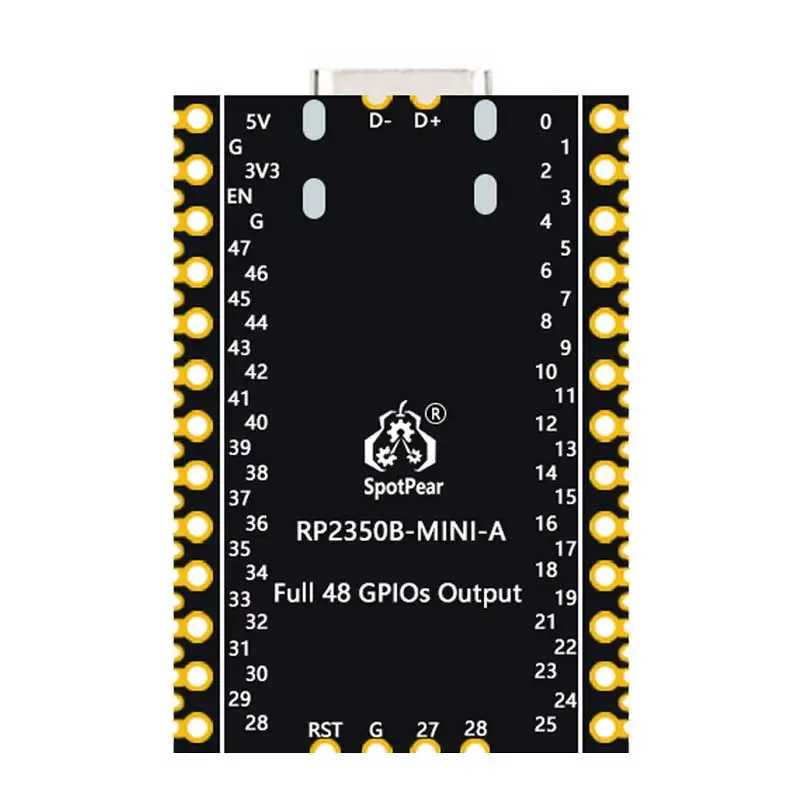 Фотография №5 товара Raspberry Pi Pico 2 Tiny RP2350B RP2350-Linux Mini макетная плата