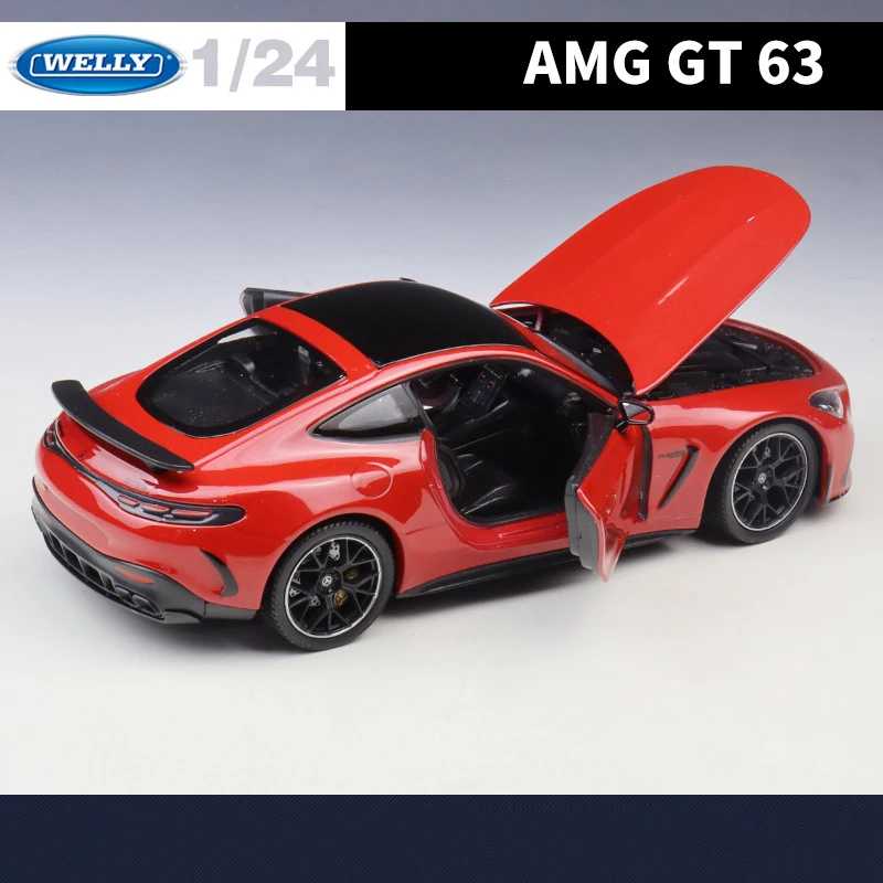 Фотография №4 товара WELLY 1:24 Mercedes-Benz AMG GT63, литая модель автомобиля из сплава,