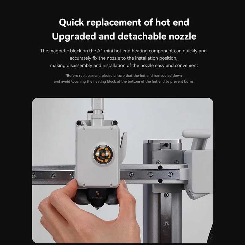 Фотография №3 товара Hotend для Bambu Lab A1 mini Assembly Hotend Kit 0,2