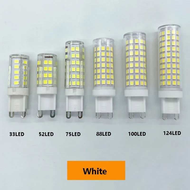Фотография №4 товара 5W 9W 15W 20W 25W G9 Светодиодная кукурузная лампа SMD