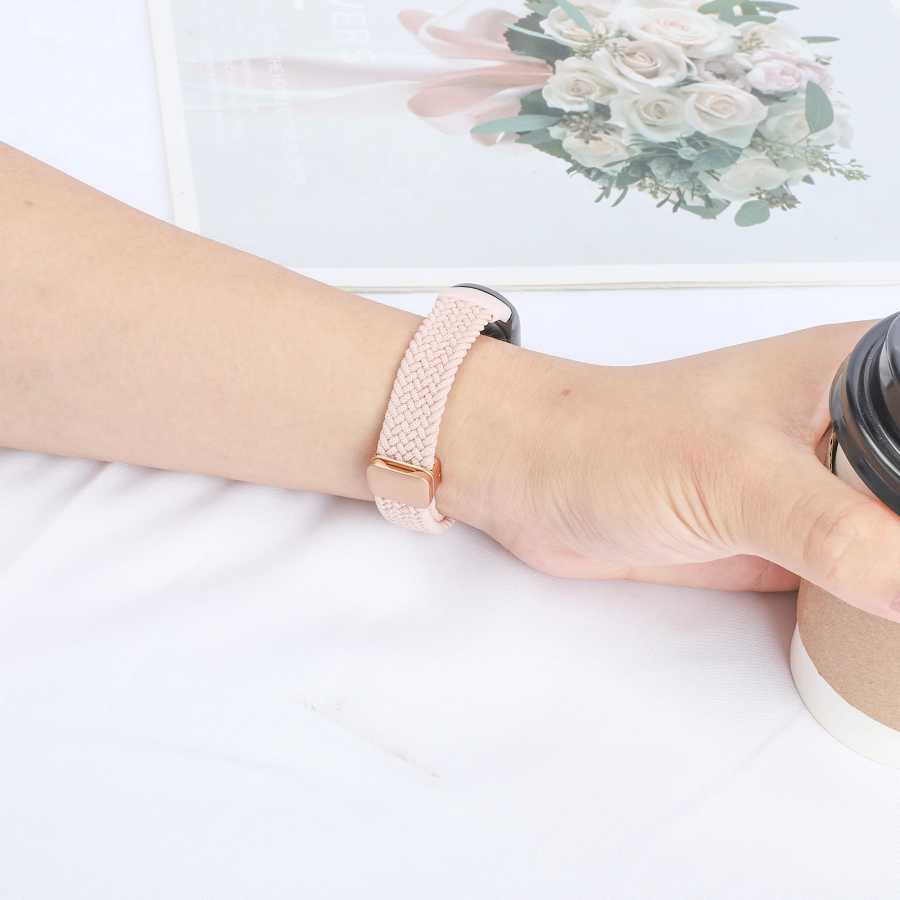 Фотография №4 товара Плетеный нейлоновый ремешок для Xiaomi Mi Band 10 9 8,