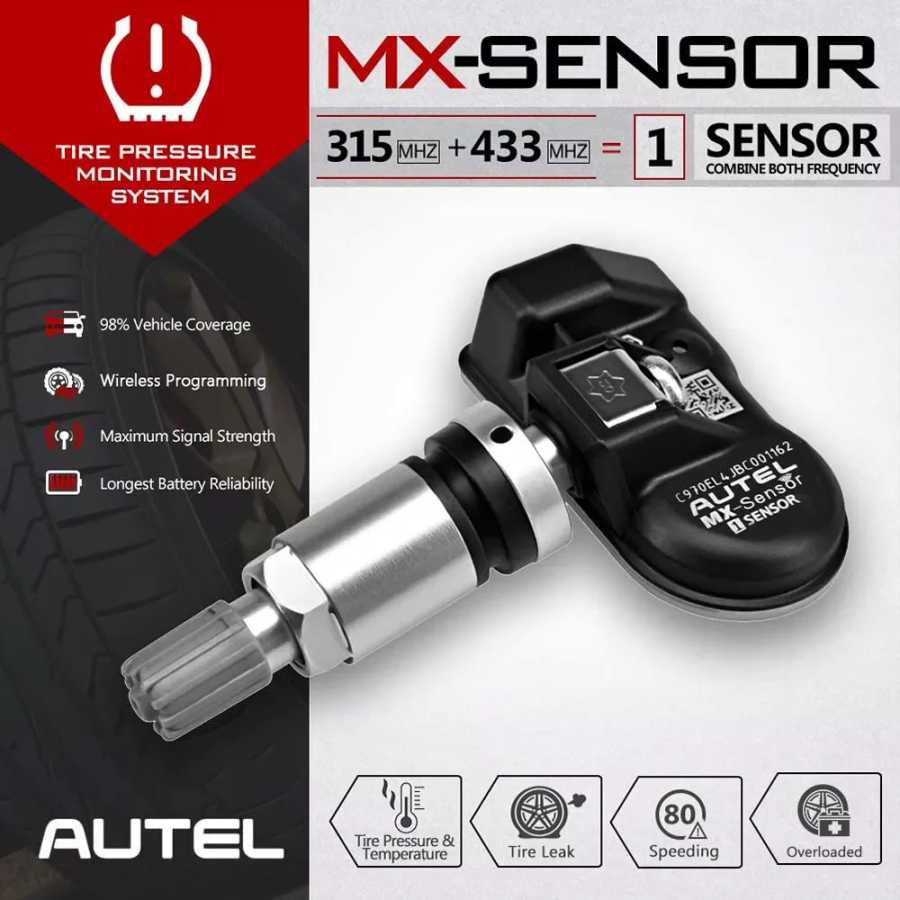 Фотография №3 товара Autel MX Sensor 433 315 МГц TPMS Датчик Инструменты для