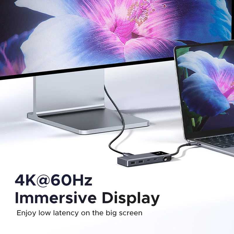 Фотография №2 товара UGREEN Uno USB C HUB 6-в-1 4K60Hz PD100W 10 Гбит/с