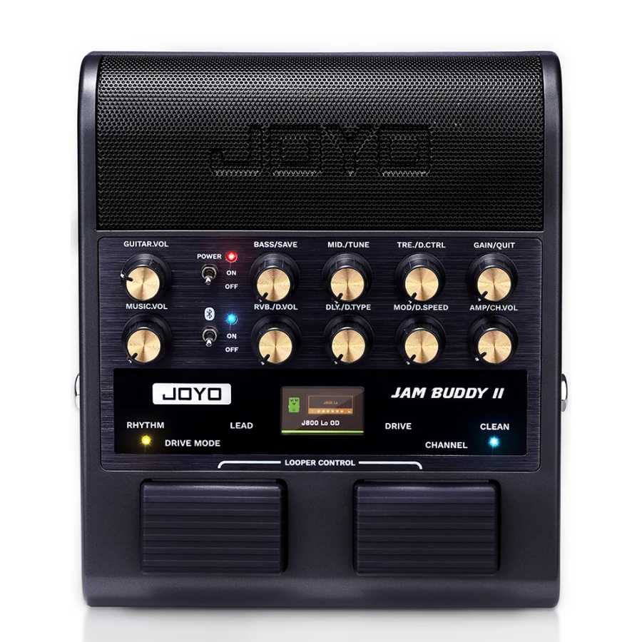 Портативный комбоусилитель для электрогитары JOYO JAM BUDDY II 10W и педаль мультиэффектов с функцией OTG-записи и Bluetooth для занятий на гитаре Музыкальные инструменты