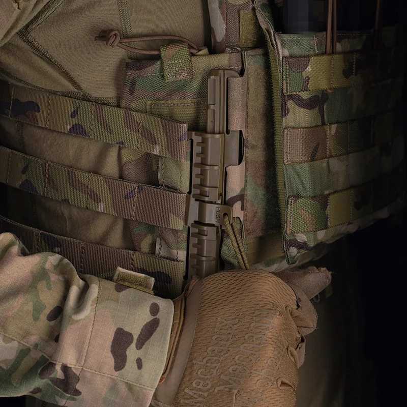 Фотография №3 товара 2 шт. тактические быстросъемные застежки Molle LV119 для жилетов-плитоносителей AVS