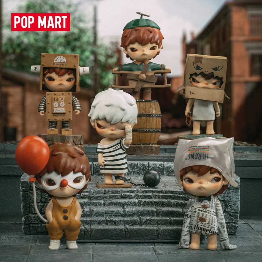 POP MART Hirono маленькая сумасшедшая Серия 1 шт./12 шт. загадочная коробка глухая коробка фигурка героя милая игрушка Модная слепая коробка