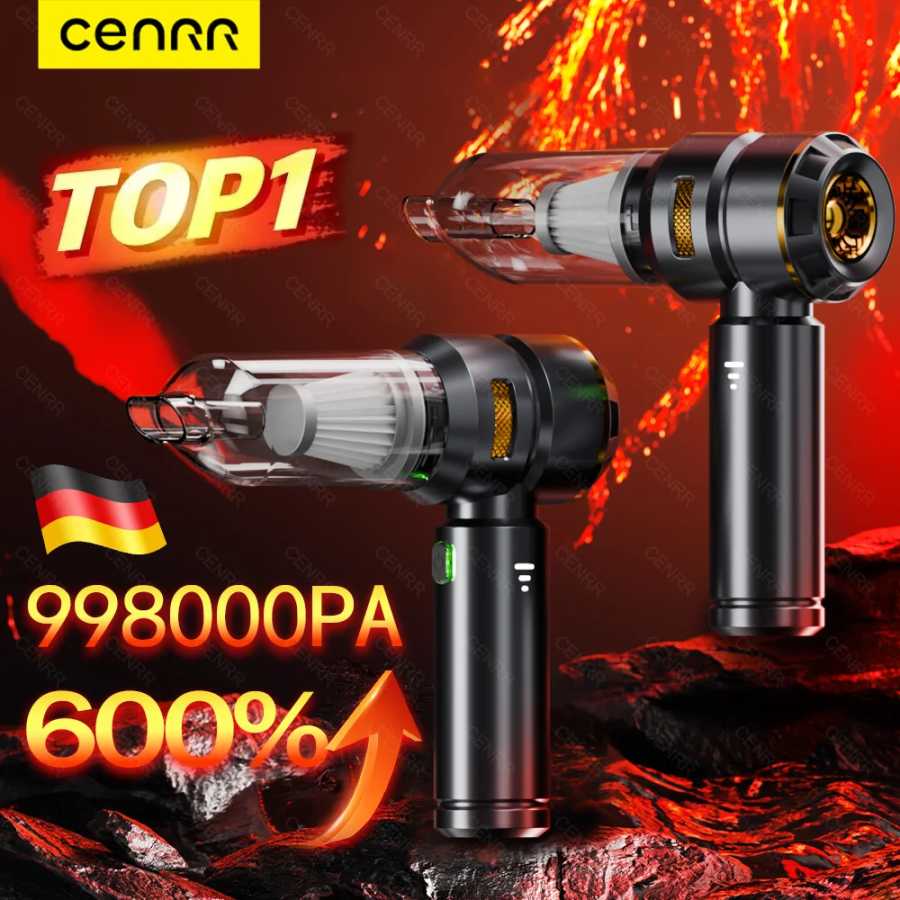 CENRR 998000 PA Автомобильный пылесос Мощный портативный ручной пылесос для автомобиля Беспроводной пылесос Робот Автомобильные аксессуары Автоэлектроника