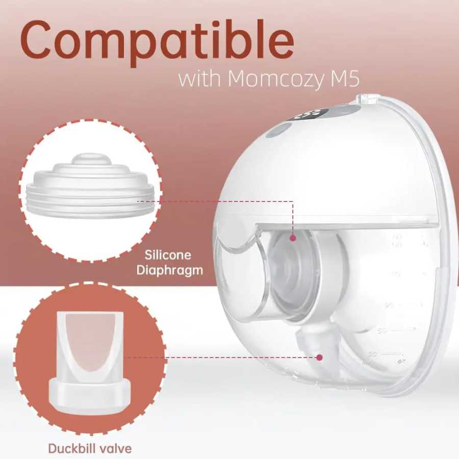Фотография №1 товара Силиконовая диафрагма, совместимая с Momcozy M5, сменные детали насоса M5,