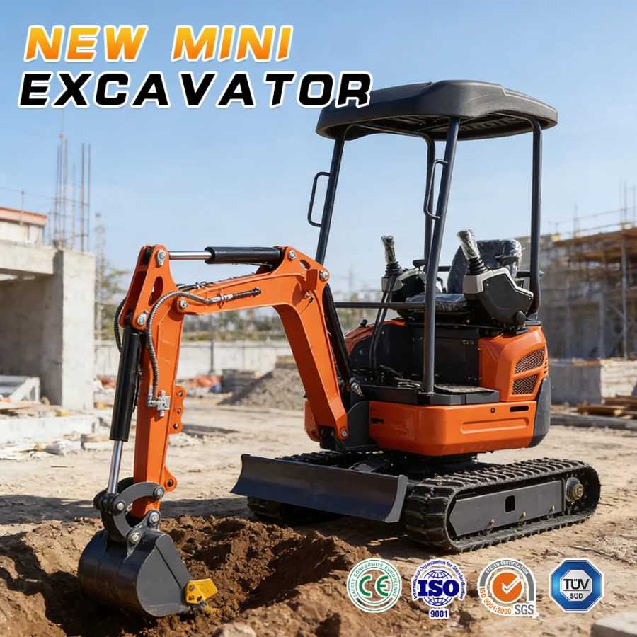 2,5-тонный мини-экскаватор с двигателем Kubota, сертифицированный CE и EPA, компактный гусеничный экскаватор с навесным оборудованием для фермерских и сельскохозяйственных работ, бесплатная доставка Строительная техника и аксессуары