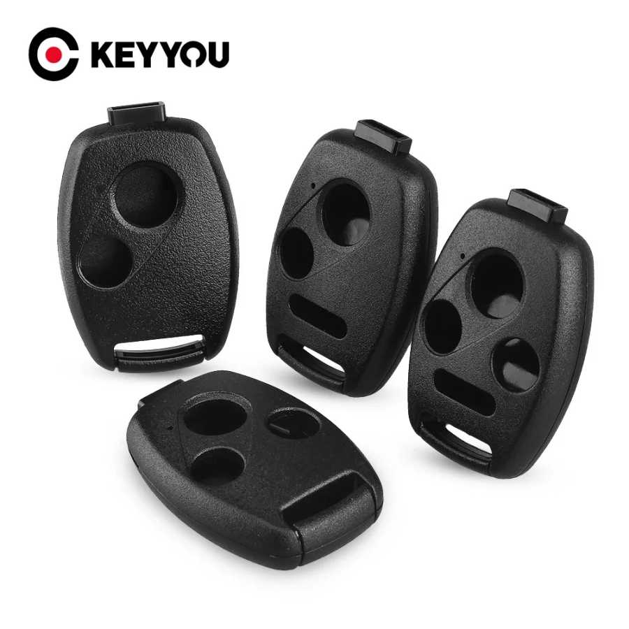 KEYYOU 2/3/4 кнопки чехол для автомобильного ключа с дистанционным управлением для HONDA Accord CRV Pilot Civic 2003 2007 2008 2009 2010 2011 2012 2013 Стартеры