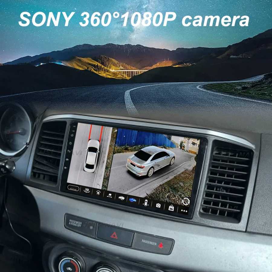 Фотография №5 товара Автомагнитола Android 16 для MITSUBISHI LANCER 9 10 X 2008-2016,