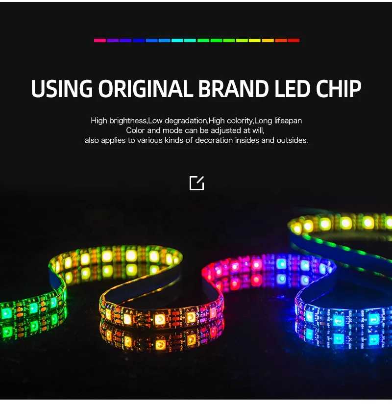 Фотография №4 товара Tcwin RGB 5050, красочная адресная светодиодная лента с дистанционным управлением
