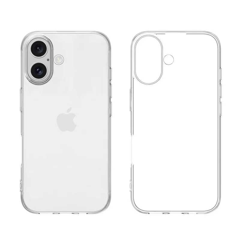 Ультратонкий силиконовый мягкий чехол для телефона iPhone 17 Pro Max, прозрачный тонкий чехол для Apple 17 Air 17ProMax 17Air, противоударный ТПУ Чехлы и чехлы для мобильных телефонов