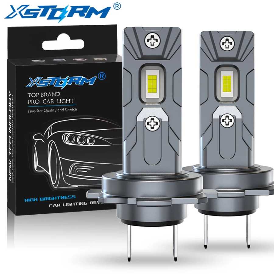 XSTORM H7 Светодиодная лампа для фар Мини Беспроводная 60W 20000LM 6500K CSP для автомобильных фар Автодиодные лампы H7 Turbo Led 12V Автомобильные Автомобильные фары