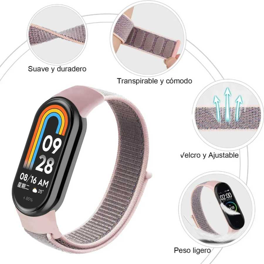 Фотография №1 товара Нейлоновый ремешок с петлей для Xiaomi Mi Band 10 9