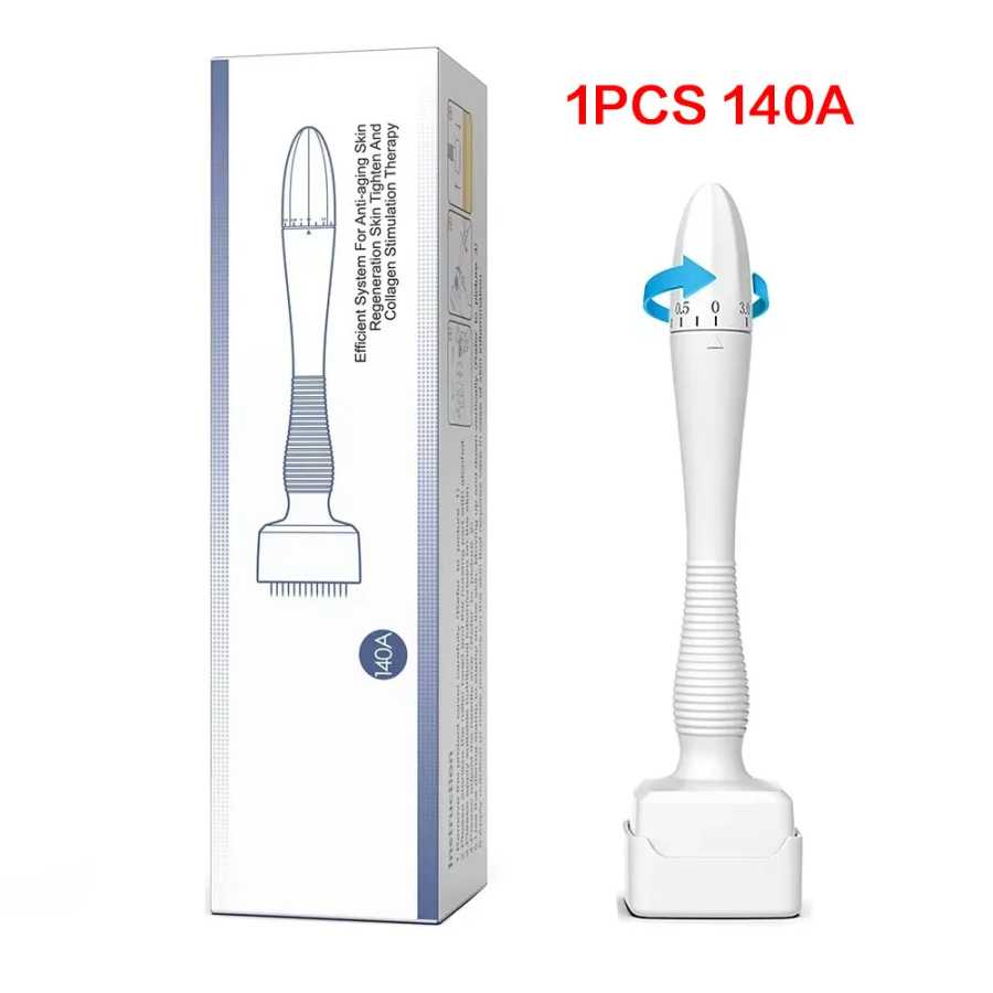 Derma Stamp Roller 140A Регулируемый микро-штамп Derma для роста волос Уход за кожей лица Красота Устройство Косметологическое оборудование