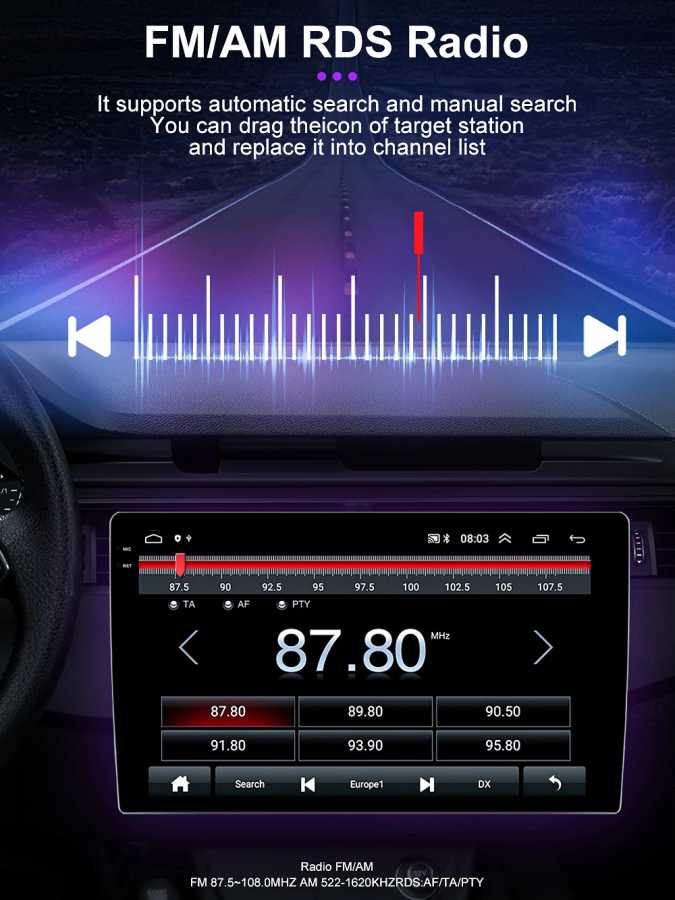 Фотография №4 товара Автомагнитола Android 16 Carplay для Toyota RAV4 XA40 2012-2019: Мультимедийный