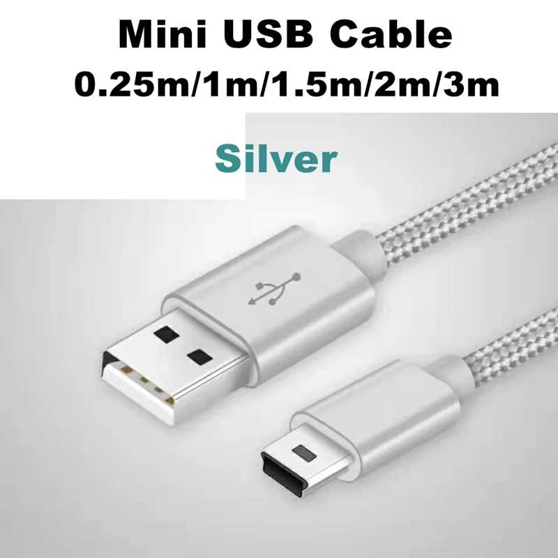 Фотография №2 товара 3 м 1 м 0,25 м Мини USB 5-контактный кабель