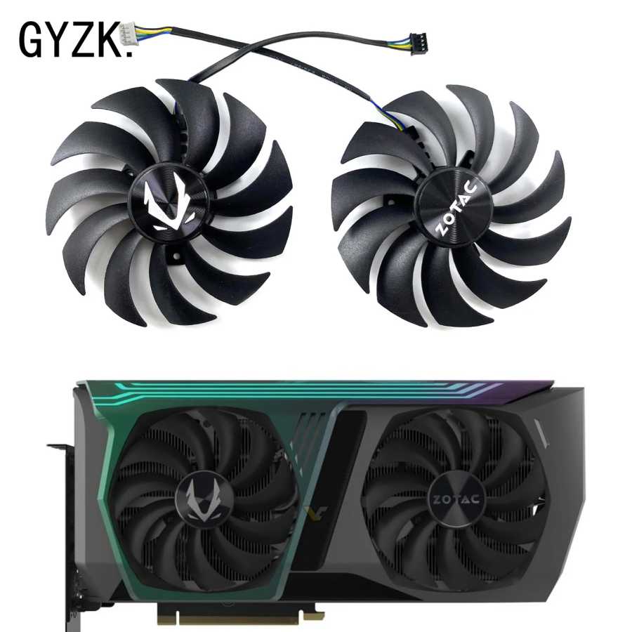 100 мм GAA8S2U RTX3070 для ZOTAC RTX 3070 AMP голографическая карта сменный вентилятор Аксессуары для ноутбуков