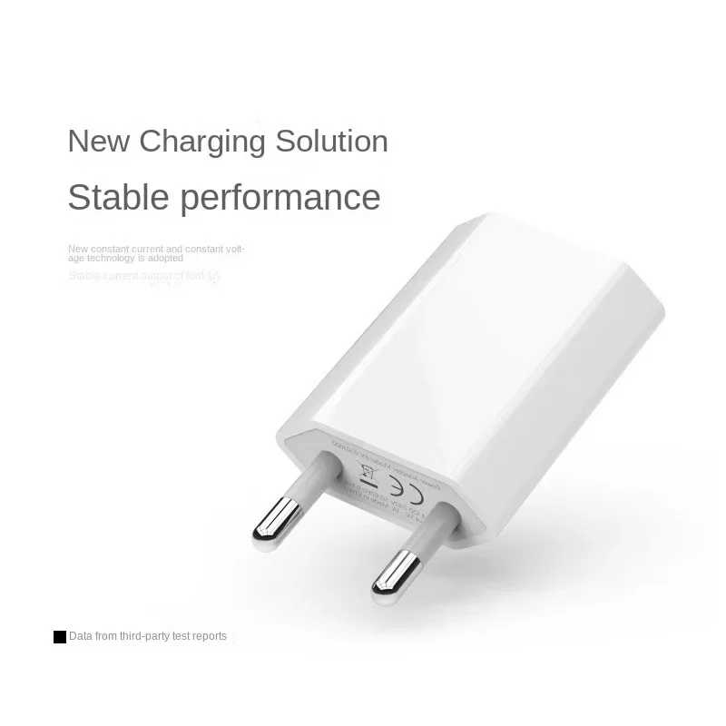 Фотография №2 товара Универсальное дорожное Сетевое зарядное устройство USB 5 Вт с европейской
