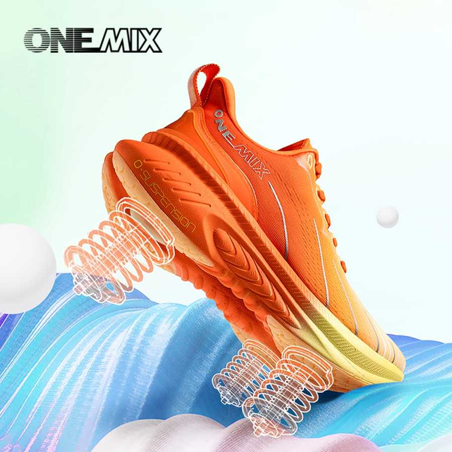 ONEMIX/Новинка; Мужская амортизирующая обувь для бега; Спортивная обувь для тренировок; Уличные Нескользящие износостойкие кроссовки для мужчин Кроссовки