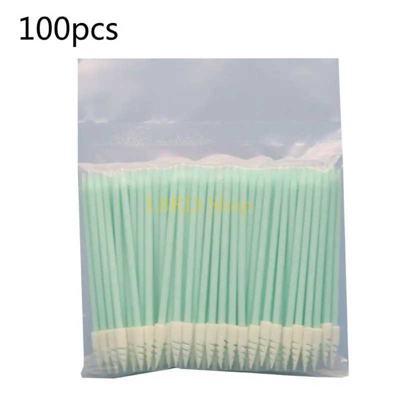 L8RD 100PCS/PACK Маленькие заостренные кончики губки чистящие губки мазок без пыли. Туалетная бумага