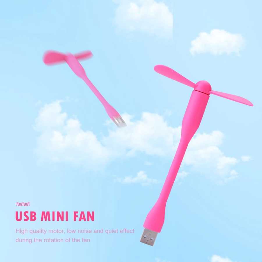 Фотография №4 товара Мини-USB-вентилятор Гибкий гибкий вентилятор для Power Bank Ноутбук ПК Зарядное