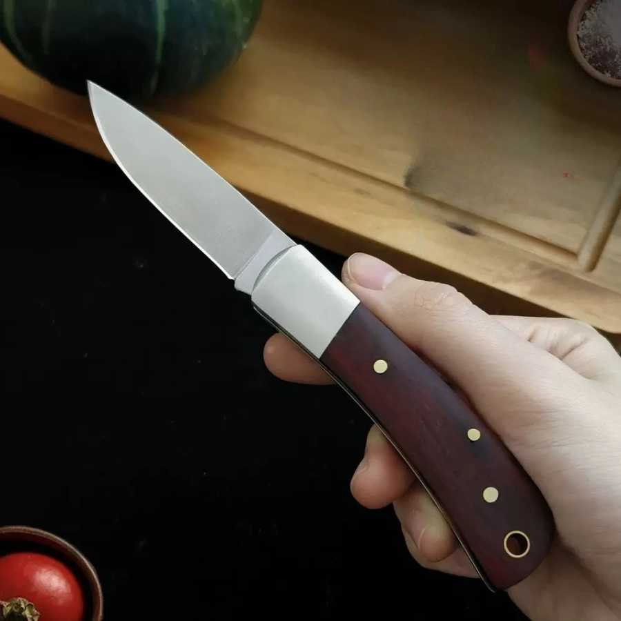 Новый уличный складной деревянный нож для фруктов для домашней кухни, портативная овощечистка для фруктов и овощей, компактная дорожная овощечистка для фруктов Ручные инструменты