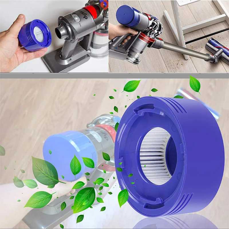 Фотография №3 товара HEPA-фильтр для Dyson V8 V7, аксессуары, робот-пылесос, моющийся фильтр, запасные