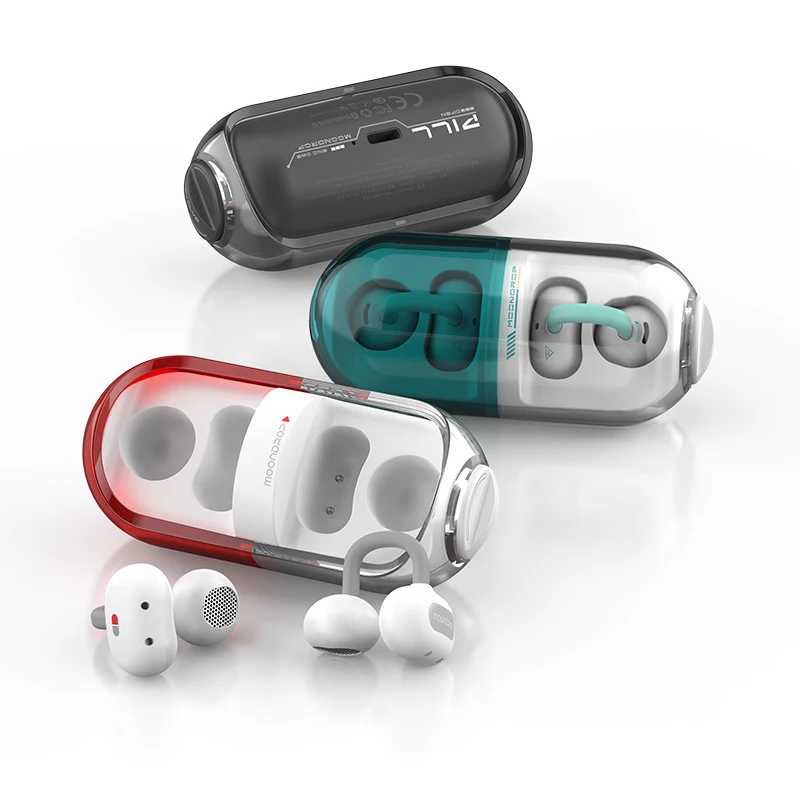 Фотография №3 товара Беспроводные наушники MOONDROP PILL OWS с открытым ухом, Bluetooth 6.0,