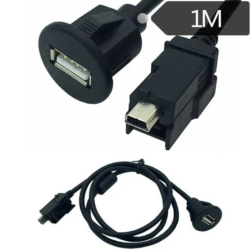 USB A &laquo;мама&raquo; на мини-контактный провод, автомобильный мультимедийный разъем LVDS/розетка/интерфейс, соединительный кабель MOLEX с монтажным кронштейном Компьютерная периферия