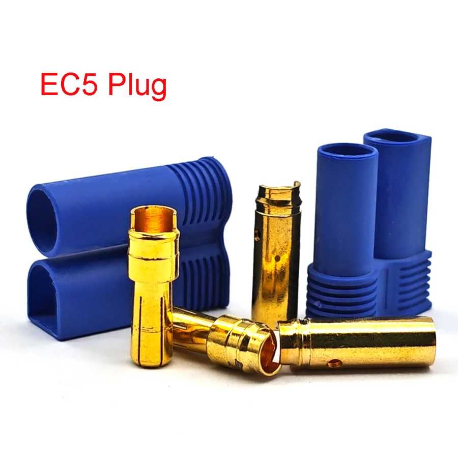 EC5 Разъем типа &laquo;банан&raquo; &laquo;мама&raquo; + &laquo;папа&raquo; для батареи/двигателя RC ESC LIPO Видеоигры и аксессуары
