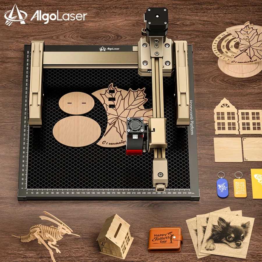 AlgoLaser T150 2,5 Вт 6 Вт 10 Вт DIY украшения для Рождества и Хэллоуина визитные карточки инструмент для гравировки металлический декоративный инструмент для гравировки Деревообрабатывающее оборудование и аксессуары