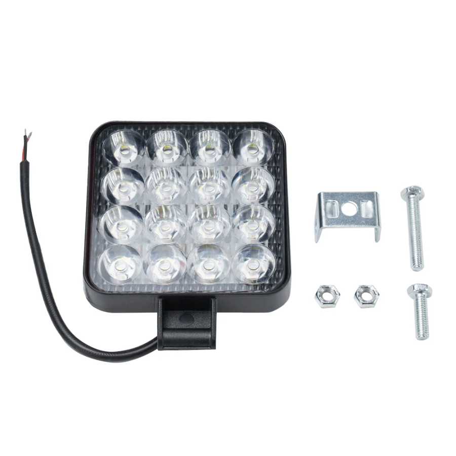 Фотография №3 товара Четыре цвета 48W 16LED 12V Светодиодная лента Рабочий свет для